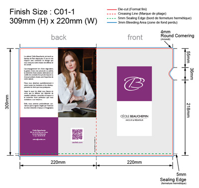 LAWYER 02 - Personalized Colored Plastic Folder